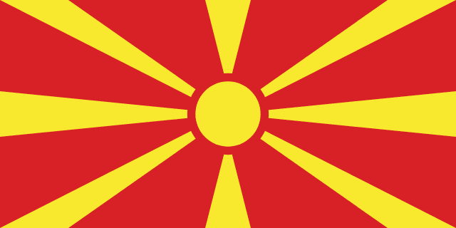 Flag of North Macedonia (Republic of)