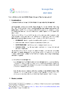 ToR EUROSAI Project Group on “Quality management”