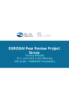 EUROSAI Peer Review Project Group_survey presentation 