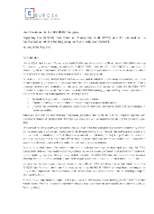 Resolution to XII Congress regarding the EUROSAI TFMA becoming the EUROSAI WGMA