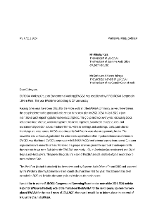 Resolution to XII Congress - WGEA 