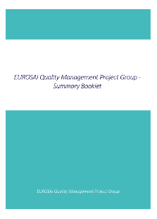 Summary Booklet - Quality Management PG