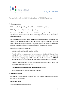 ToR EUROSAI Project Group on “EUROSAI Regulations” 