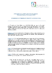 Summary of Agreements of the 47 EUROSAI Governing Board