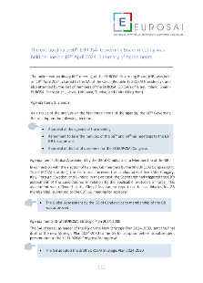 Summary of Agreements of the 60 EUROSAI Governing Board (extraordinary meeting)