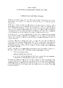 ToR PG Social utilisation and transparency of public sector audits