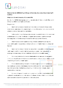 Output EUROSAI Project Group on the introduction of reactive and rapid audit reporting