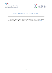 Translation of ISSAIs into Russian language