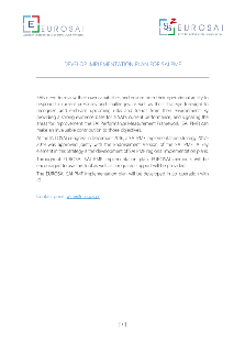 Develop implementation plan for SAI PMF