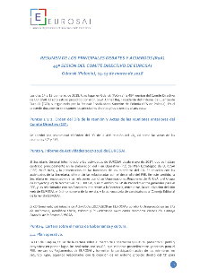 Summary of Agreements of the 49 EUROSAI Governing Board