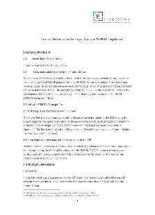 Terms of Reference for the Project Group on “EUROSAI Regulations”