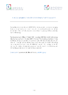 EUROSAI members capacity development needs analysis